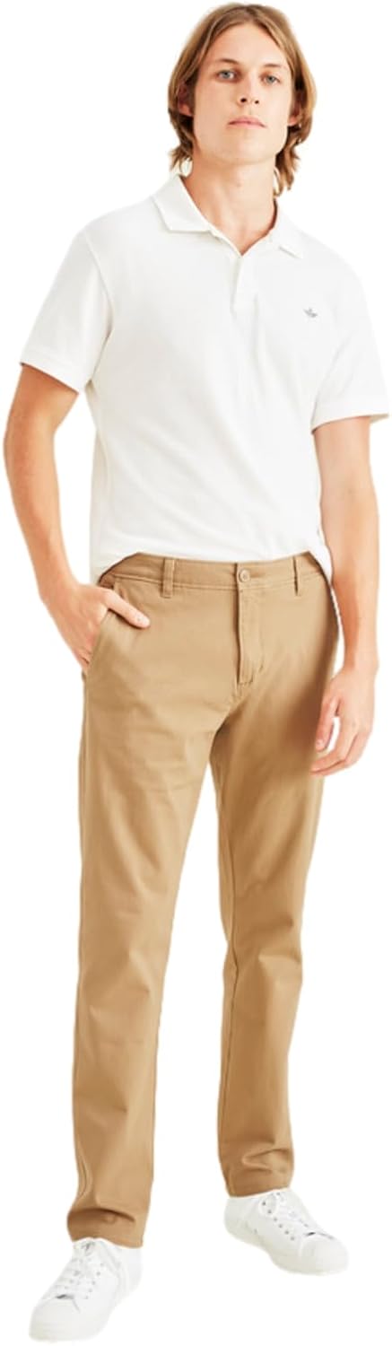 Dockers Men's Slim Fit Ultimate Chino with Smart 360 Flex 34W x 32L New British Khaki