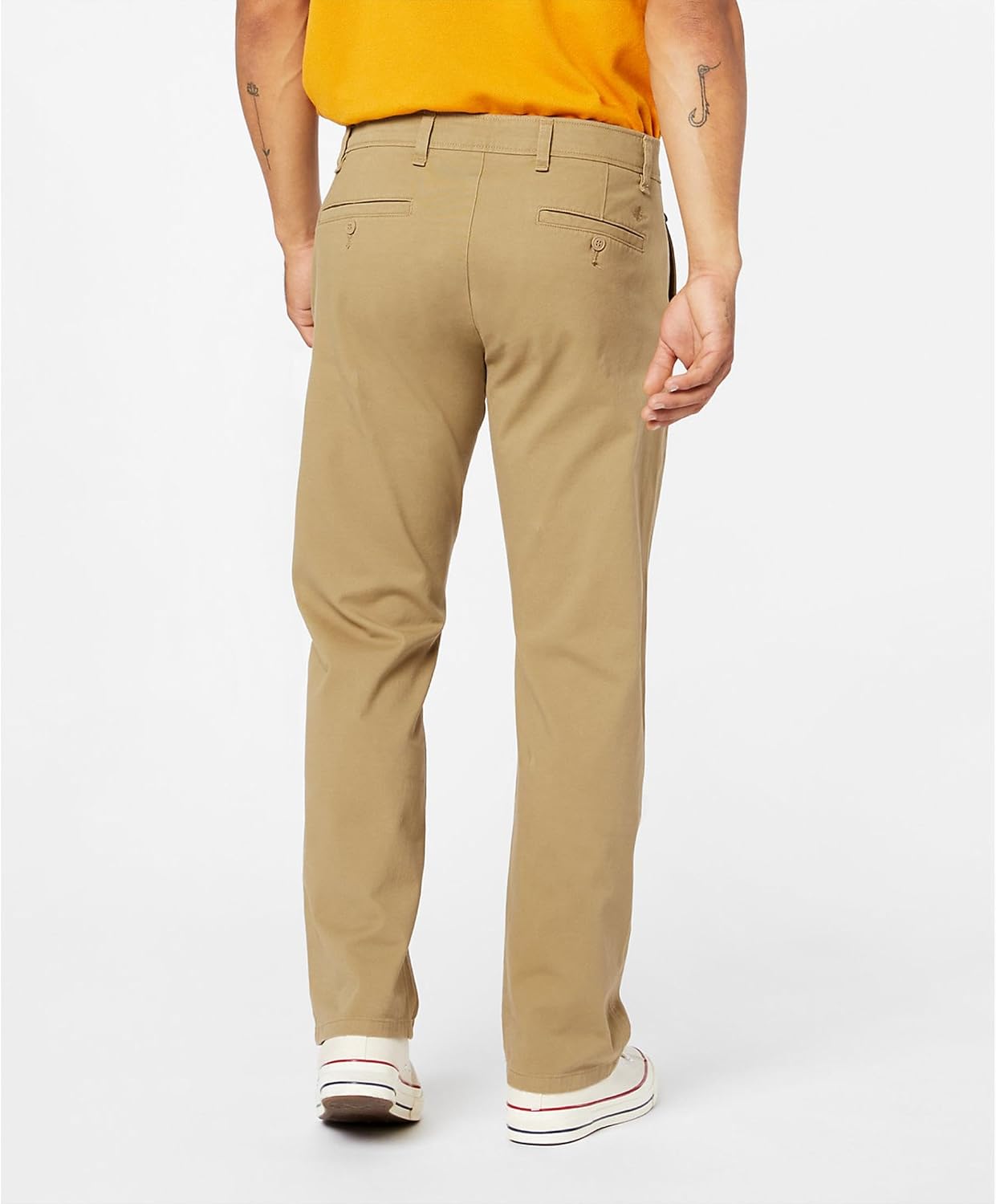 Dockers Straight Fit Ultimate Chino with Smart 360 Flex (Regular and Big & Tall) Standard 34W x 32L New British Khaki